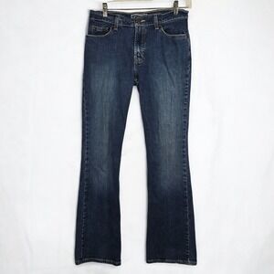 Vintage Old Navy Women Boot Cut Jeans Stretch Blue Denim Size 4 Regular Stretch
